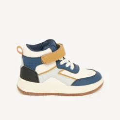 Hoge sneakers voor jongens met veters en klittenband
