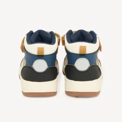 Hoge sneakers voor jongens met veters en klittenband