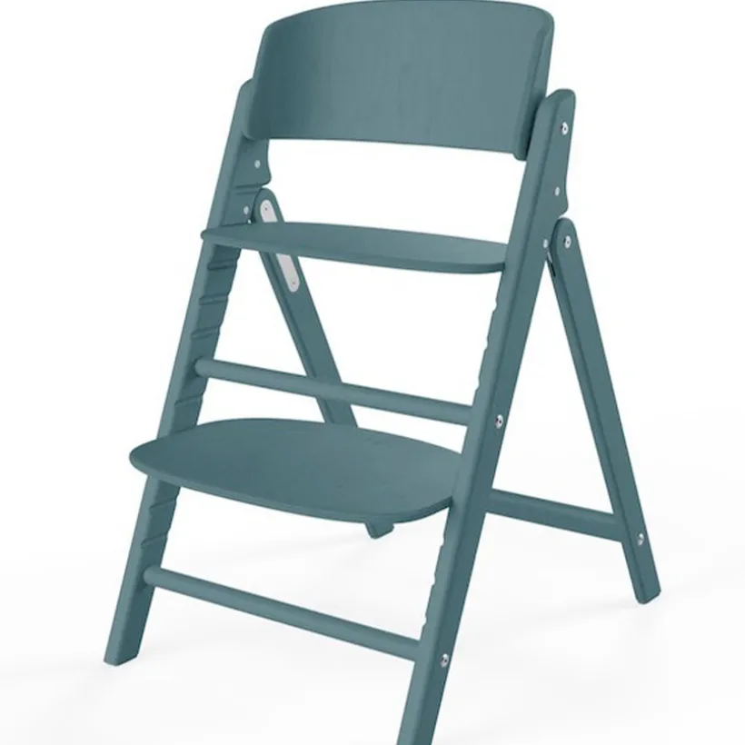 Hoge stoel evolutief Click & Fold Stone Blue