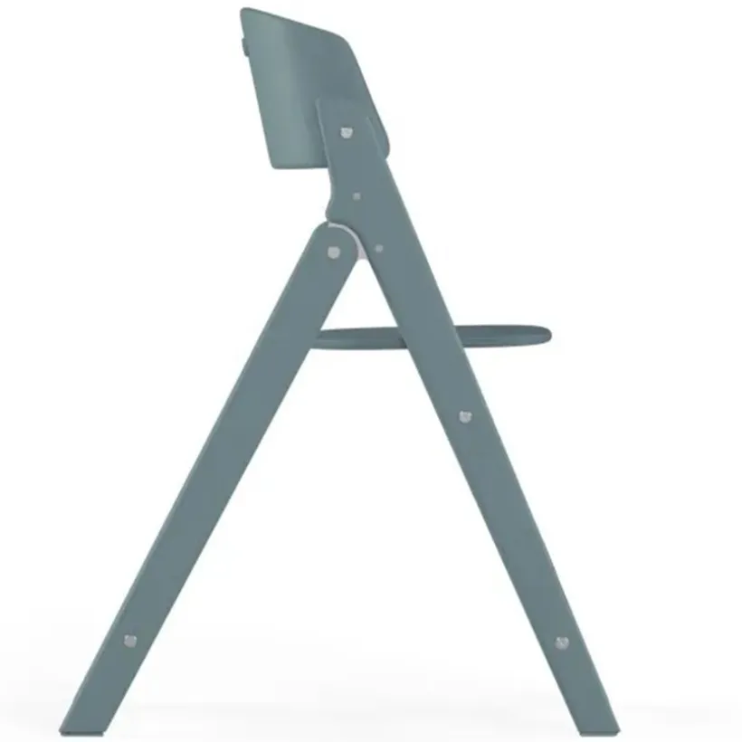 Hoge stoel evolutief Click & Fold Stone Blue