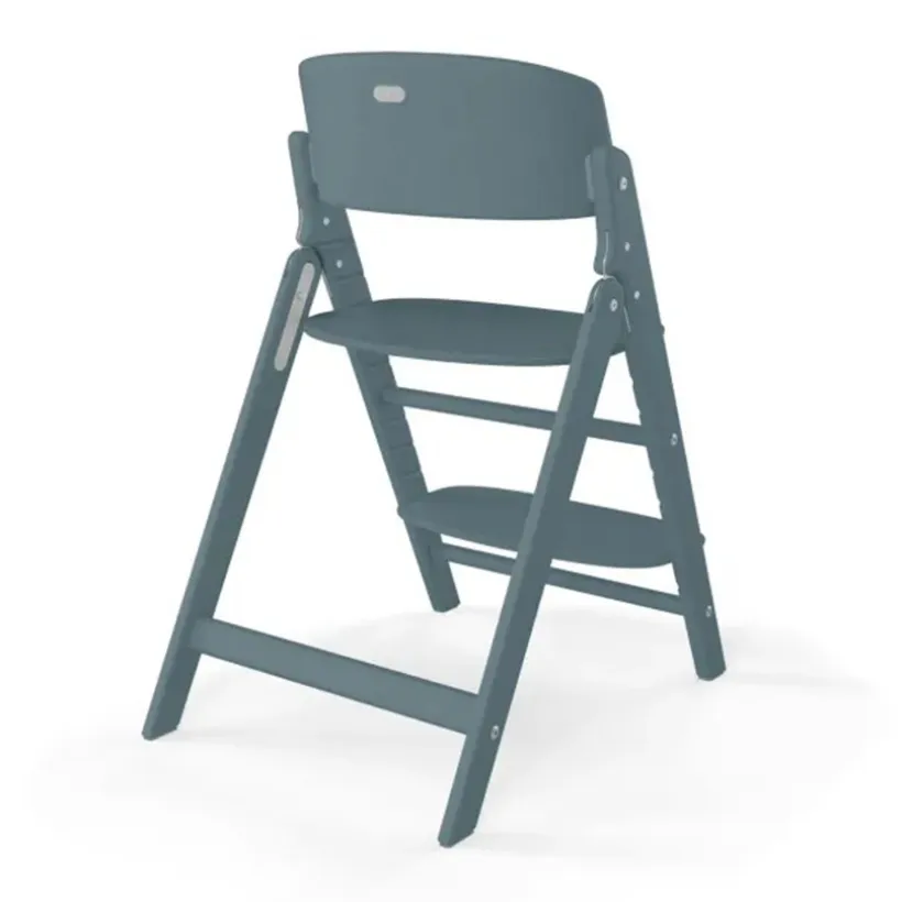 Hoge stoel evolutief Click & Fold Stone Blue