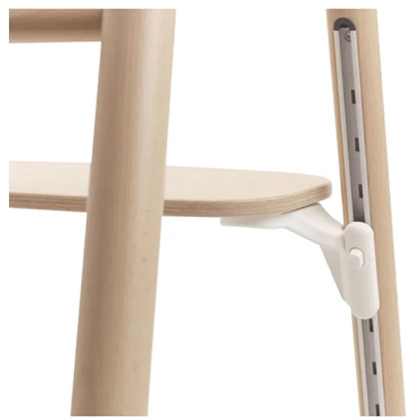 Hoge stoel evolutief Giraffe - Hout neutraal/Wit
