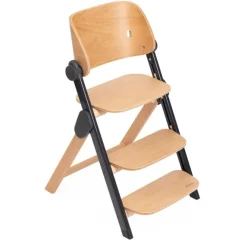 Hoge stoel Meraviglia meegroeiend & verstelbaar Ebony