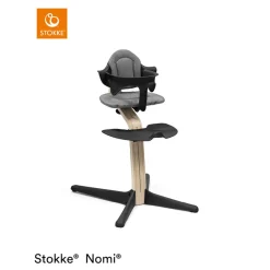 Hoge Stoel NOMI evolutief - Black natuur hout