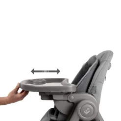 Hoge stoel verstelbaar en evoluerend Minla Plus graphite