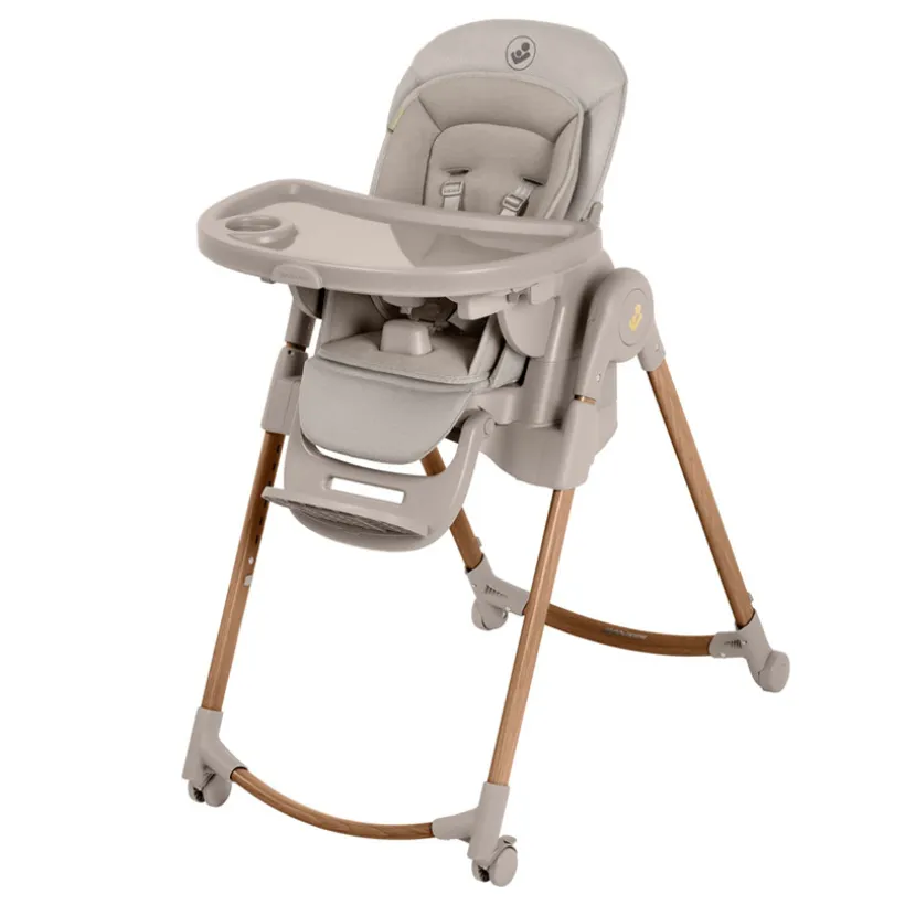 Hoge stoel verstelbaar en evoluerend Minla Plus Elegance Beige