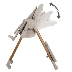 Hoge stoel verstelbaar en evoluerend Minla Plus Elegance Beige