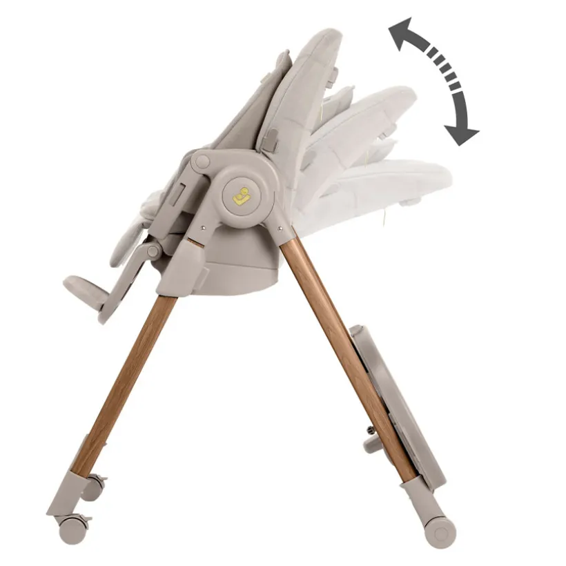 Hoge stoel verstelbaar en evoluerend Minla Plus Elegance Beige