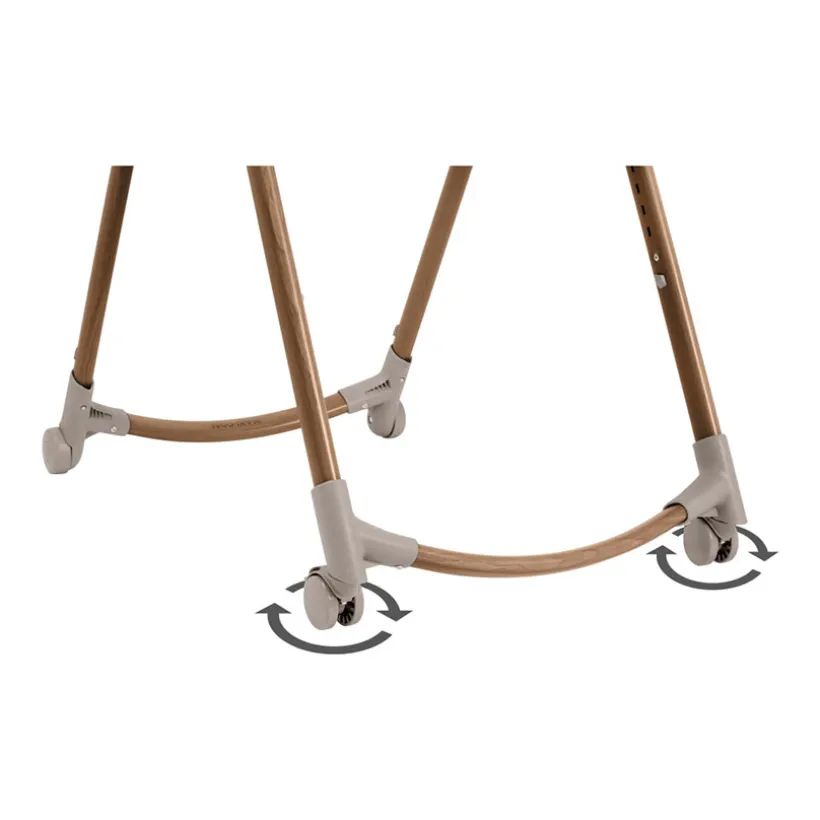 Hoge stoel verstelbaar en evoluerend Minla Plus Elegance Beige