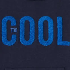 Hoodie voor jongens met boucle borduurwerk