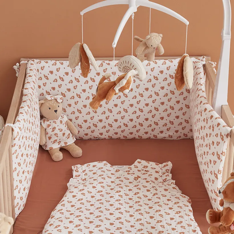 Hoofdbeschermer bed 60/120 - 70/140 - Luipaard - Babou & Kendi