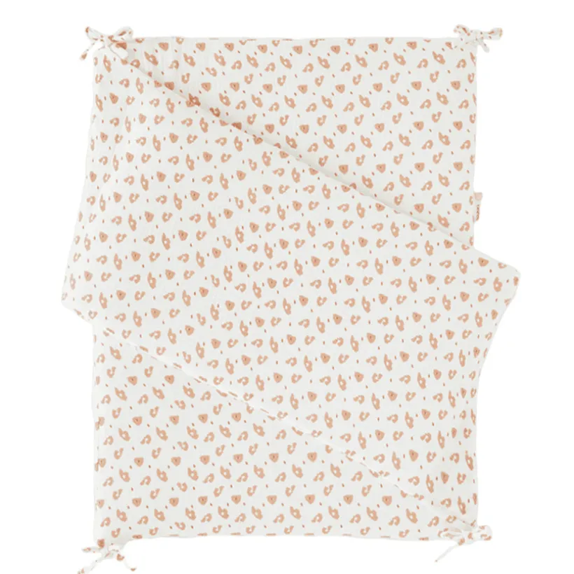 Hoofdbeschermer bed 60/120 - 70/140 - Luipaard - Babou & Kendi