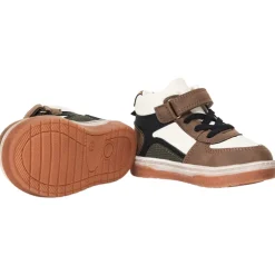 Hoogtop sneakers met klittenband en veters voor baby jongens