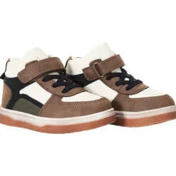 Hoogtop sneakers met klittenband en veters voor baby jongens
