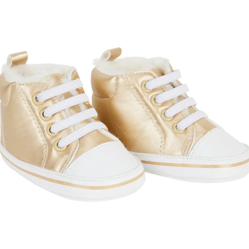 Hoogwaardige sneakers met metallic effect meisjes