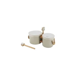 Houten bongomuziek nougat