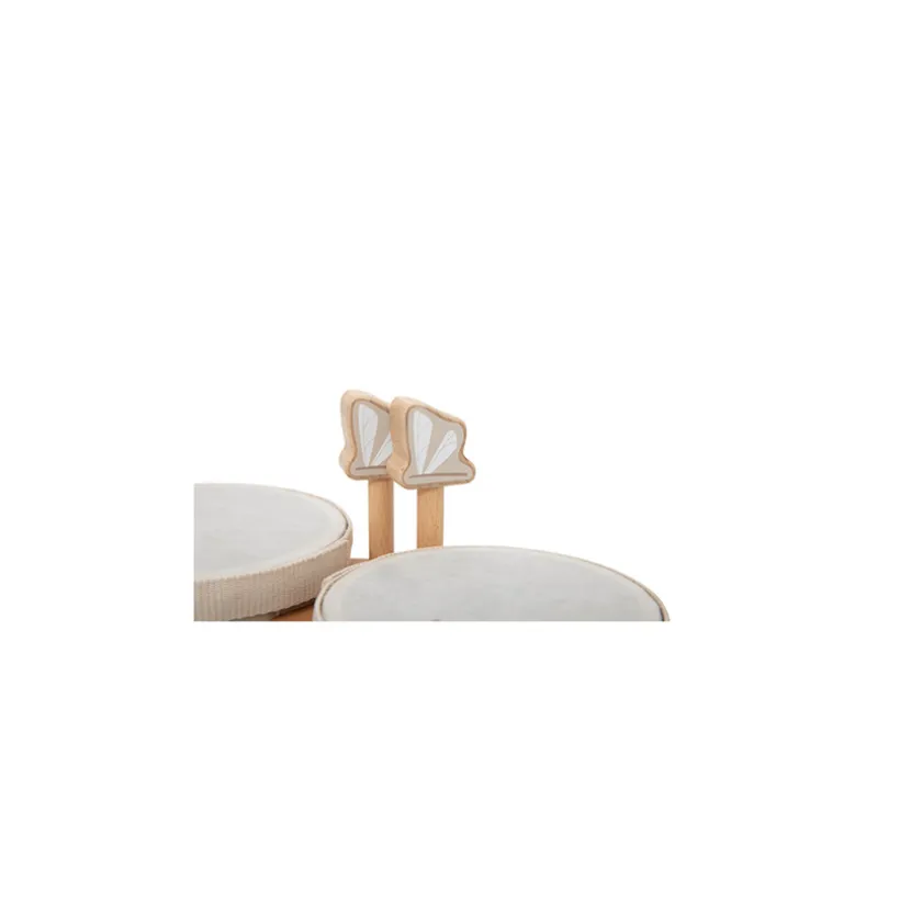 Houten bongomuziek nougat