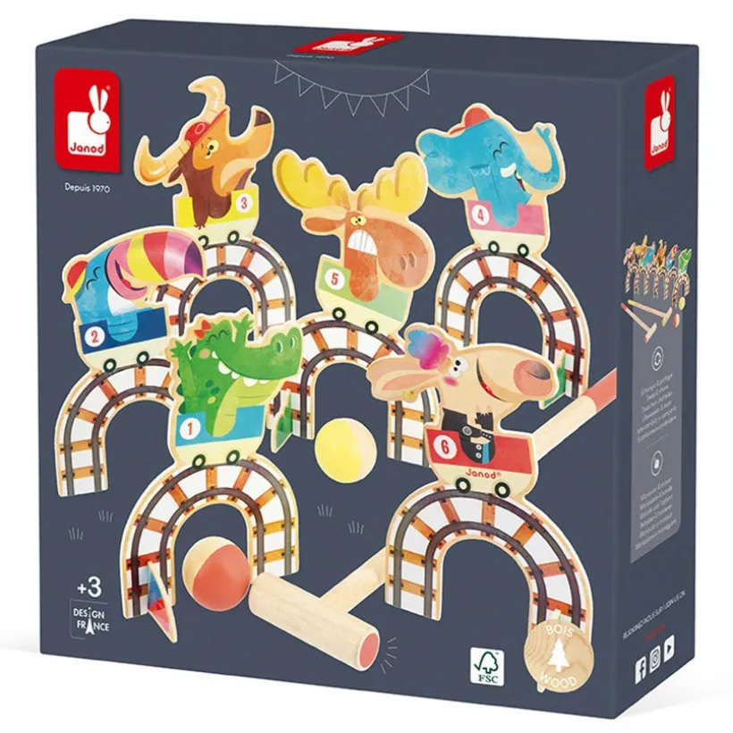 Houten Croquetspel Grand Huit Applepop