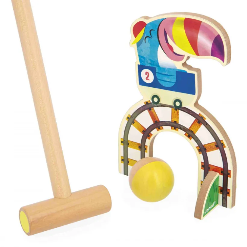 Houten Croquetspel Grand Huit Applepop