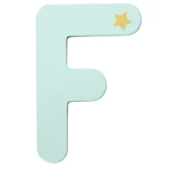 Houten decoratieve letter F