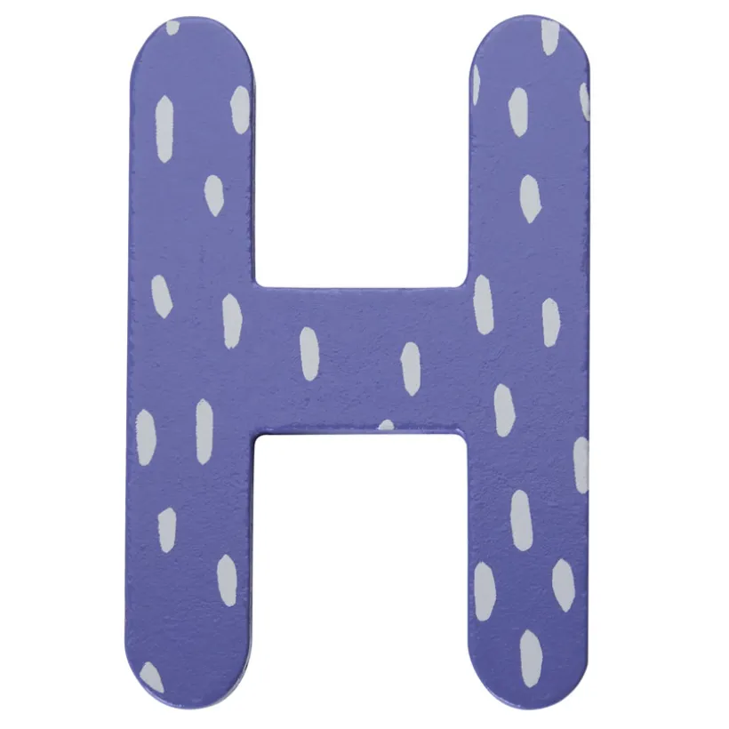 Houten decoratieve letter H