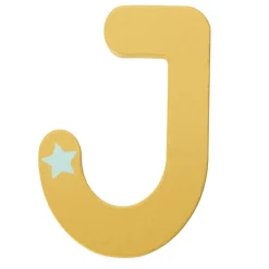 Houten decoratieve letter J