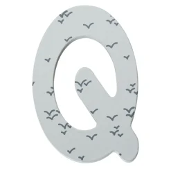 Houten decoratieve letter Q