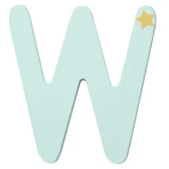 Houten decoratieve letter W