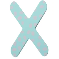 Houten decoratieve letter X