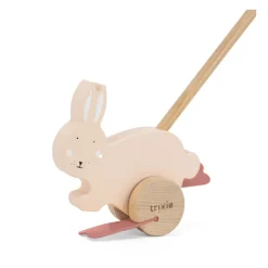 Houten duwstok - Mrs. Rabbit