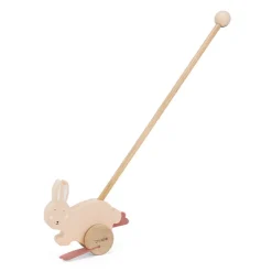 Houten duwstok - Mrs. Rabbit