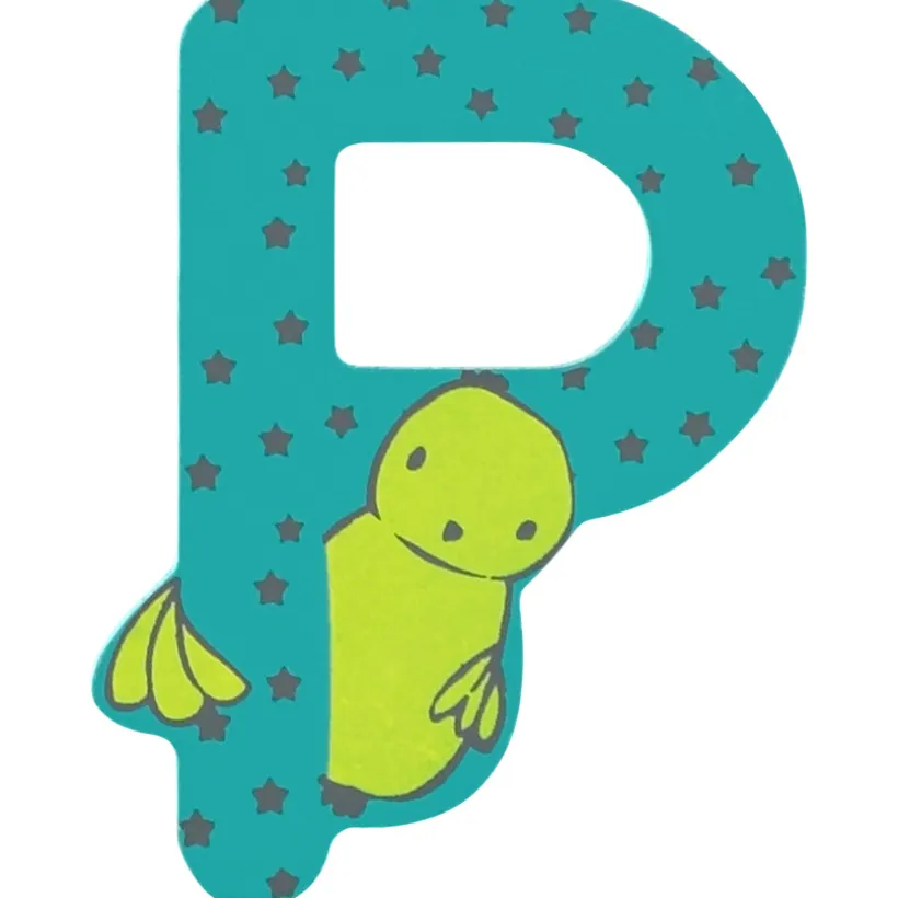 Houten Letter P