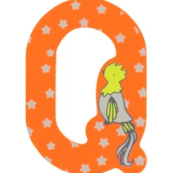 Houten letter Q