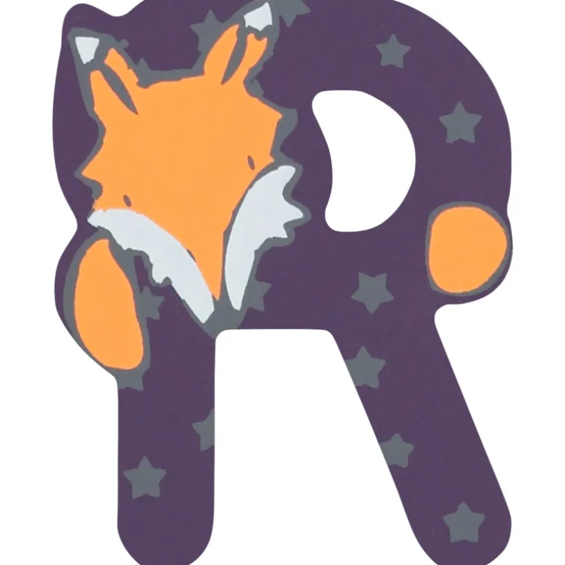 Houten Letter R
