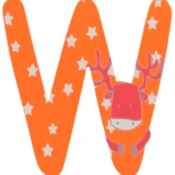 Houten letter W