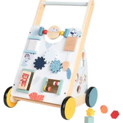Houten Loop- en Activiteitenwagen Happy Wild