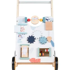 Houten Loop- en Activiteitenwagen Happy Wild