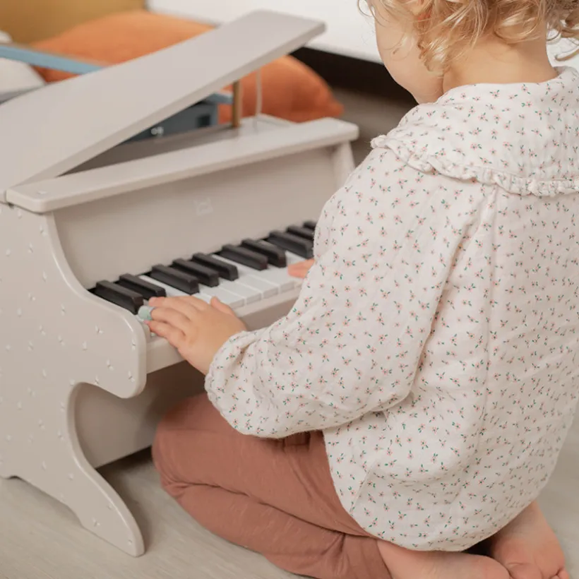 Houten muziekpiano Nougat