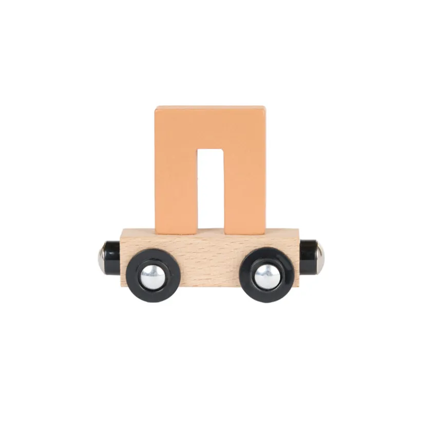 Houten "PI" wagon - bruin