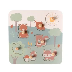 Houten puzzel met 7 stukken – Roi des Forêts
