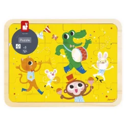 Houten puzzel 24stukjes Het feest