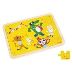 Houten puzzel 24stukjes Het feest