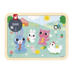 Houten Puzzel 24 Stuks Op de Boerderij