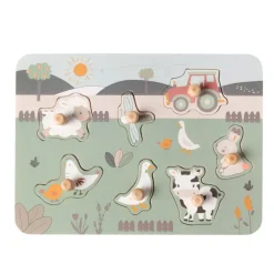Houten puzzel van 7 stukken – La Vie à la Ferme