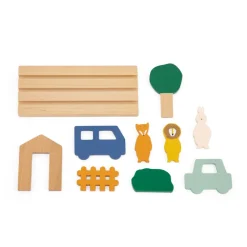 Houten ruimtelijk inzichtspel