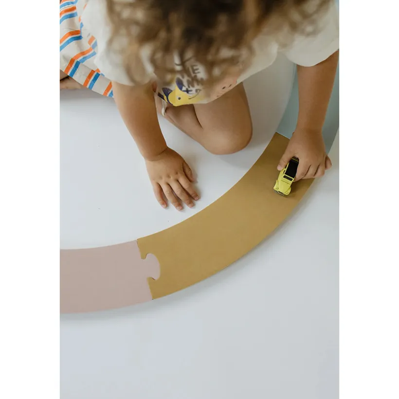 Imagipath in schuim creatie van loopbaan of racebaan