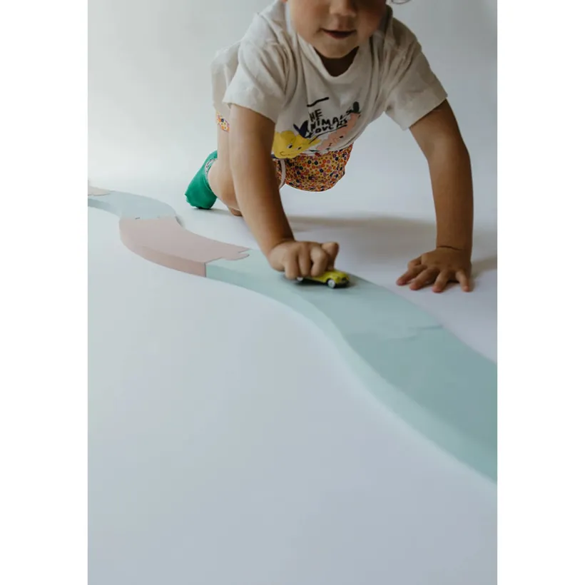Imagipath in schuim creatie van loopbaan of racebaan