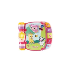 Interactief kleurrijk Baby Loulous boek – roze