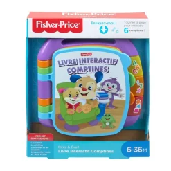 Interactief rijmboek Fisher-Price voor baby’s vanaf 6 maanden