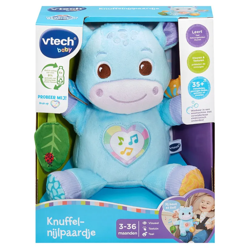 Interactieve knuffel Théo Mijn knuffel-nijlpaard NL